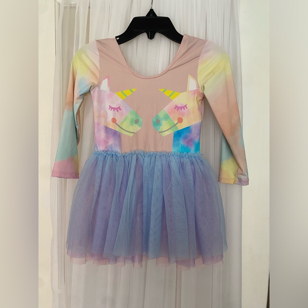 Stella McCartney Kids Pink and Yellow Dance Costumes with Tulle Skirts